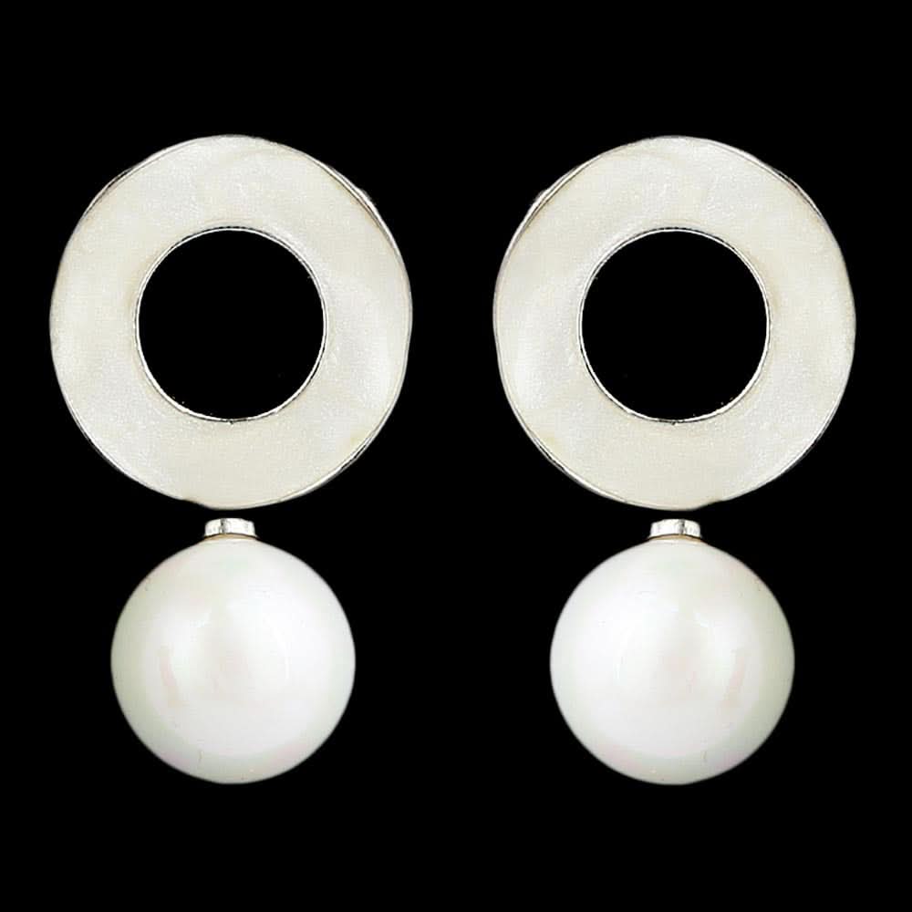 Women's Ear Tops - Off White, Women, Earrings & Tops, Chase Value, Chase Value