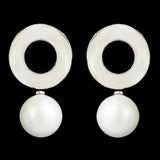 Women's Ear Tops - Off White, Women, Earrings & Tops, Chase Value, Chase Value