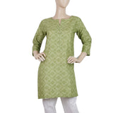 Women's Printed Kurti - Green - B, Women, Ready Kurtis, Chase Value, Chase Value