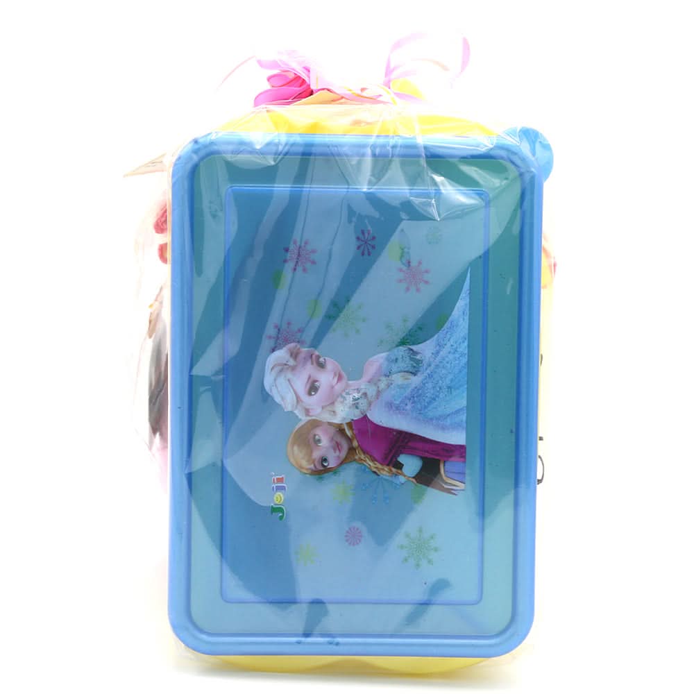 Water Bottle 600 ML with Lunch Box - Blue, Kids, Tiffin Boxes And Bottles, Chase Value, Chase Value