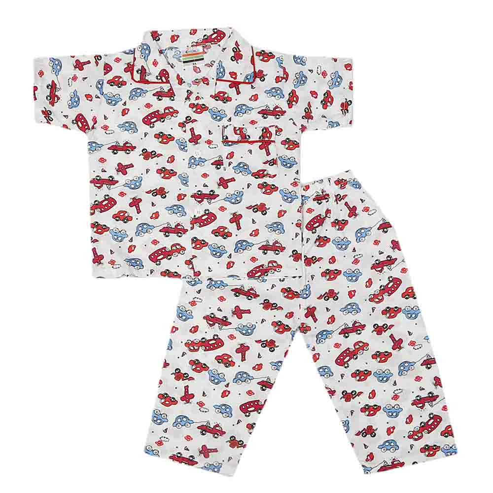Boys Night Suit - White, Kids, Boys Sets And Suits, Chase Value, Chase Value