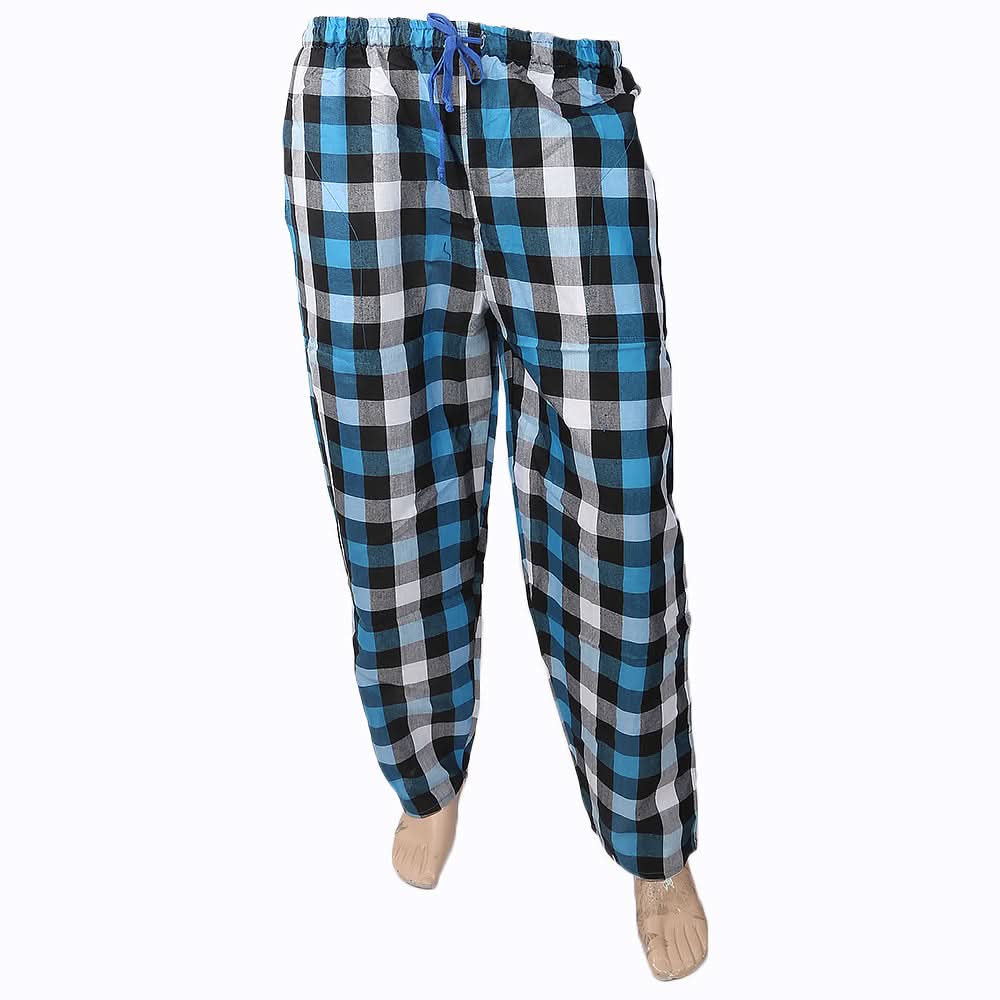 Men's Yarn Dyed Pajama - Blue, Men, Lowers And Sweatpants, Chase Value, Chase Value