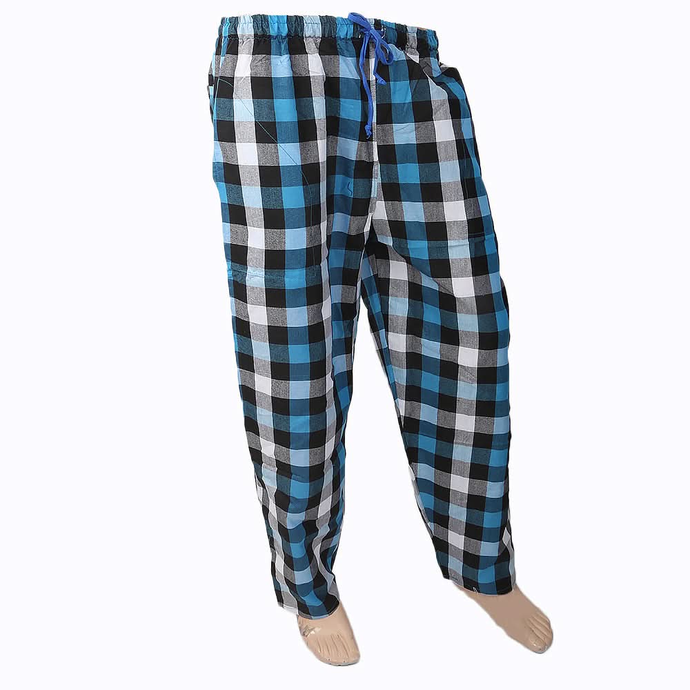 Men's Yarn Dyed Pajama - Blue, Men, Lowers And Sweatpants, Chase Value, Chase Value