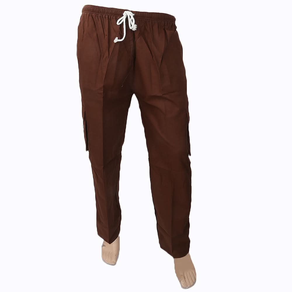 Men's Cotton Trouser - Brown, Men, Lowers And Sweatpants, Chase Value, Chase Value