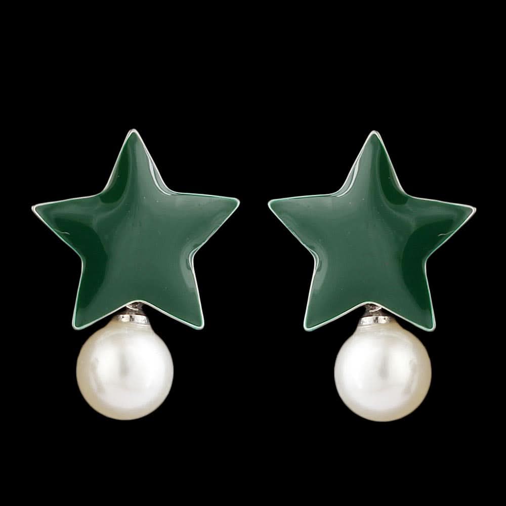 Women's Earring - Green, Women, Earrings & Tops, Chase Value, Chase Value