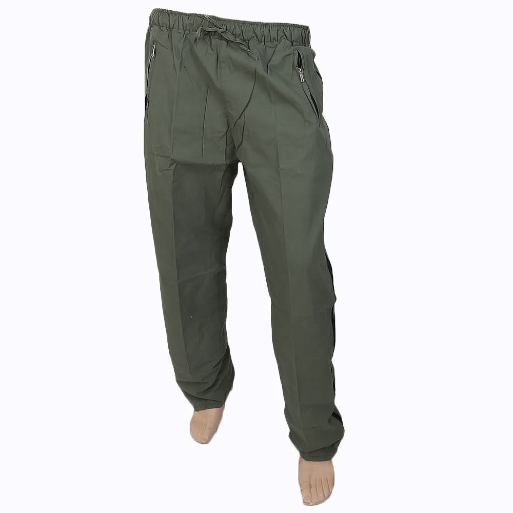 Men's Cotton Trouser - Green, Men, Lowers And Sweatpants, Chase Value, Chase Value