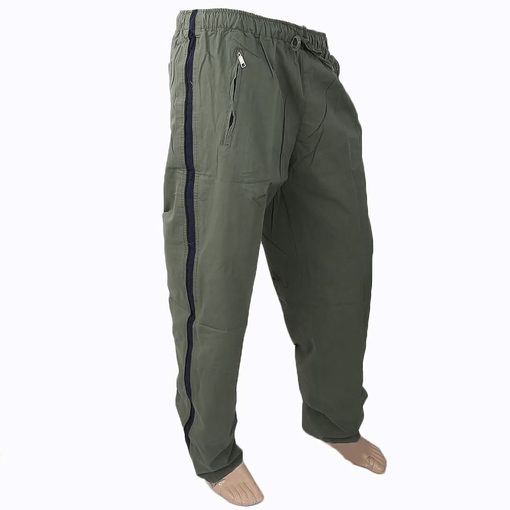 Men's Cotton Trouser - Green, Men, Lowers And Sweatpants, Chase Value, Chase Value