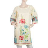 Women's Embroidered Kurti 15 - Fawn, Women, Ready Kurtis, Chase Value, Chase Value