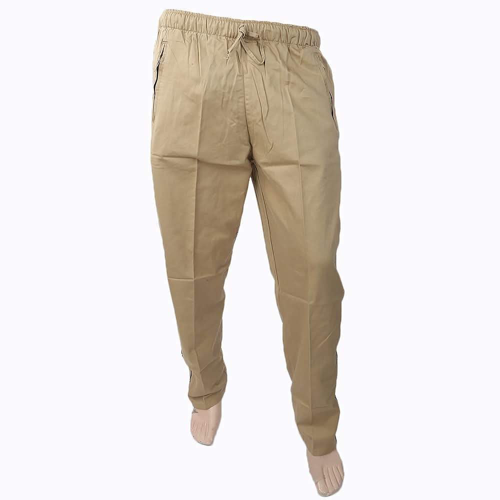 Men's Cotton Trouser - Beige, Men, Lowers And Sweatpants, Chase Value, Chase Value