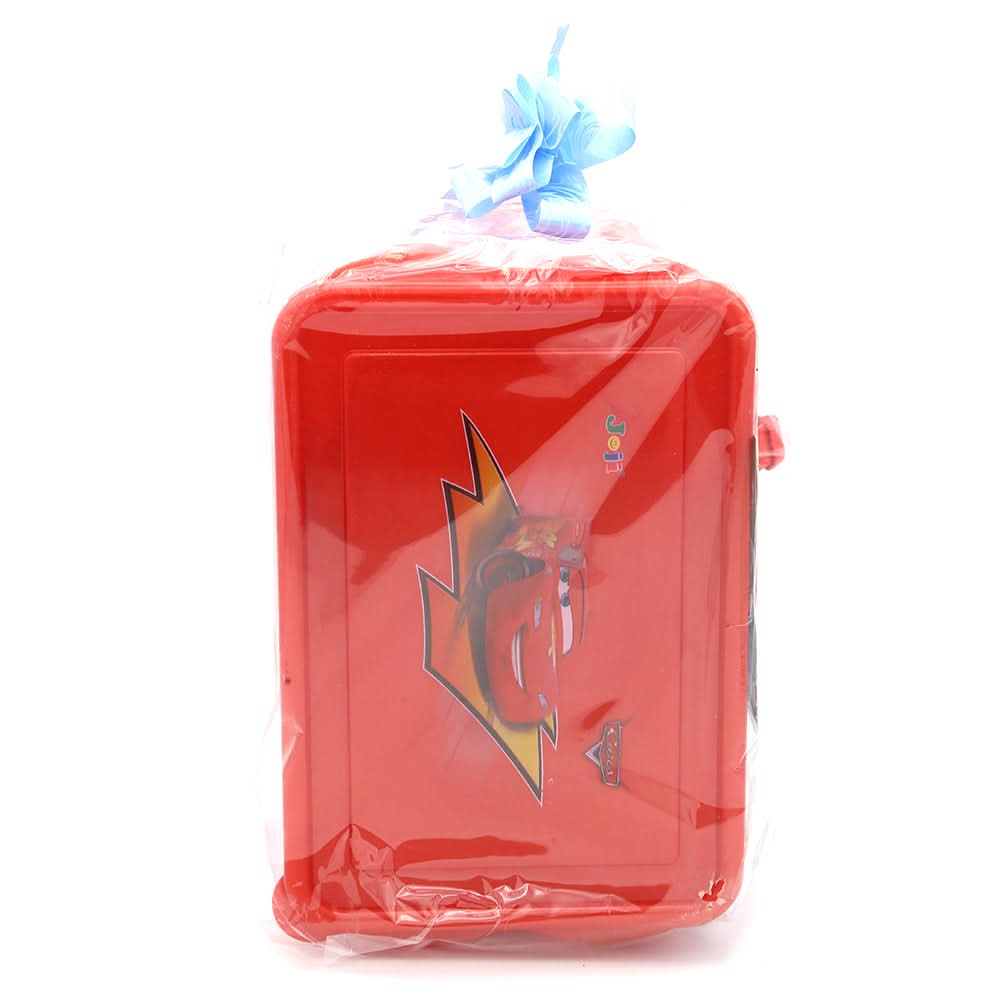 Water Bottle 600 ML with Lunch Box - Red, Kids, Tiffin Boxes And Bottles, Chase Value, Chase Value