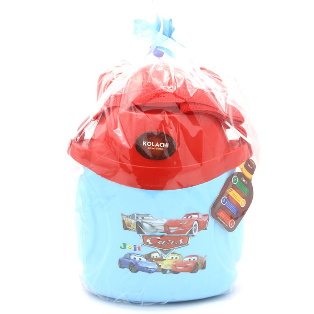 Water Bottle 600 ML with Lunch Box - Red, Kids, Tiffin Boxes And Bottles, Chase Value, Chase Value