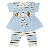 Newborn Girls Half Sleeves Suit - Blue, Kids, Newborn Girls Sets And Suits, Chase Value, Chase Value
