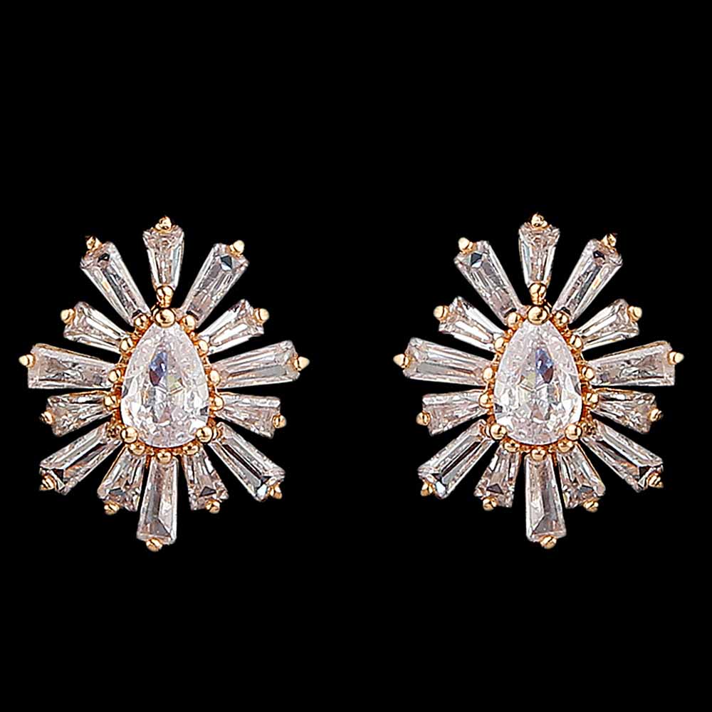 Women's Ear Tops - Golden, Women, Earrings & Tops, Chase Value, Chase Value