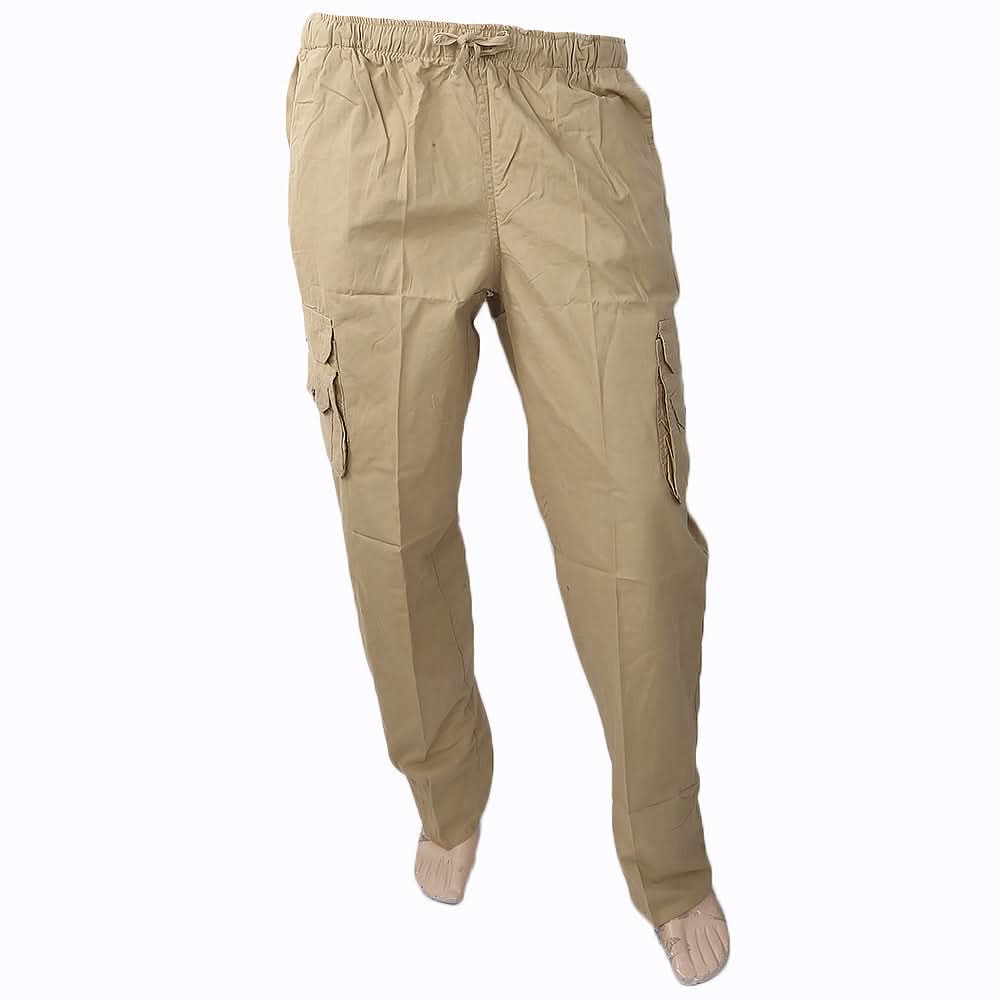 Men's Cotton Trouser - Beige, Men, Lowers And Sweatpants, Chase Value, Chase Value