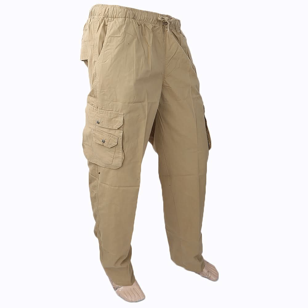 Men's Cotton Trouser - Beige, Men, Lowers And Sweatpants, Chase Value, Chase Value