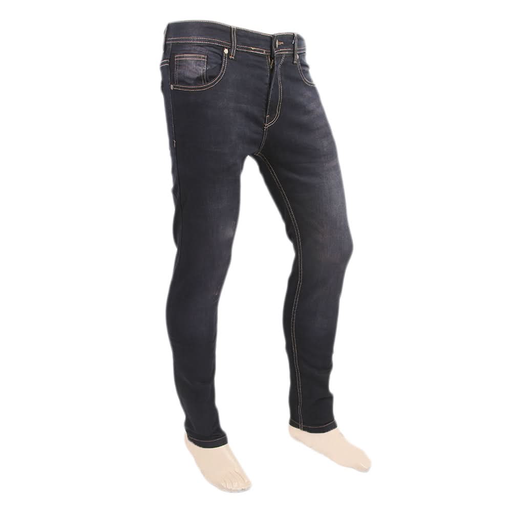 Men's Denim Pant - Dark Blue, Men, Casual Pants And Jeans, Chase Value, Chase Value