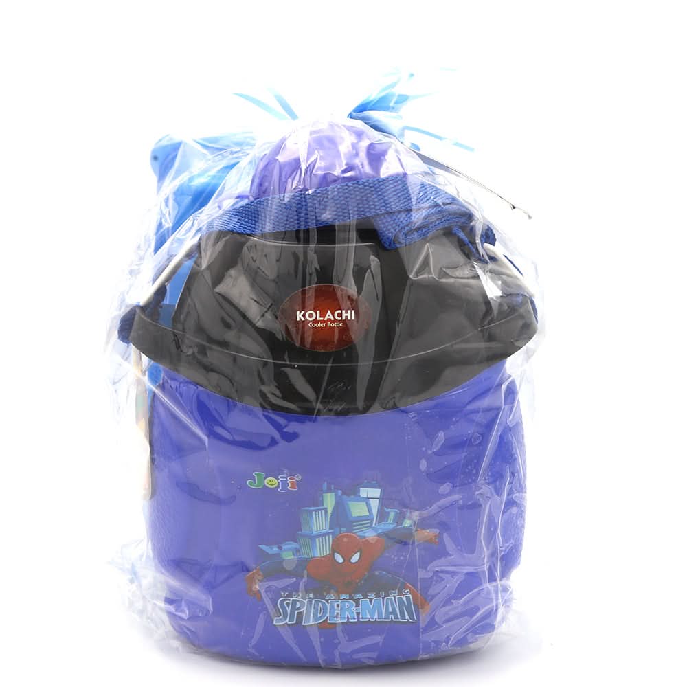 Water Bottle 600 ML with Lunch Box - Blue, Kids, Tiffin Boxes And Bottles, Chase Value, Chase Value