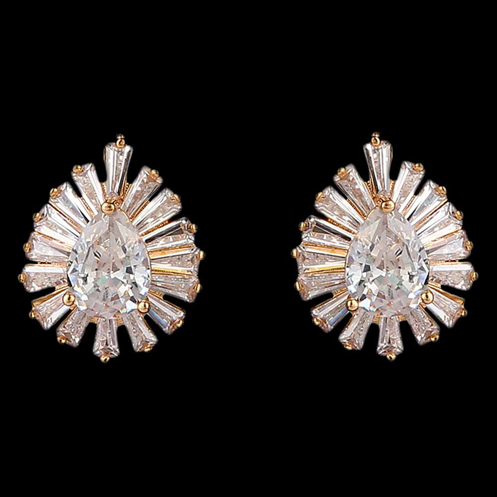 Women's Ear Tops - Golden, Women, Earrings & Tops, Chase Value, Chase Value
