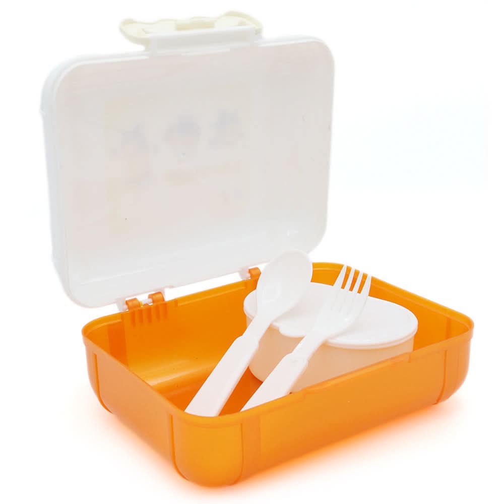 Lunch Box JZ-676 - Orange, Kids, Tiffin Boxes And Bottles, Chase Value, Chase Value