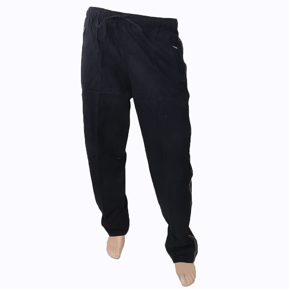 Men's Cotton Trouser - Navy Blue, Men, Lowers And Sweatpants, Chase Value, Chase Value