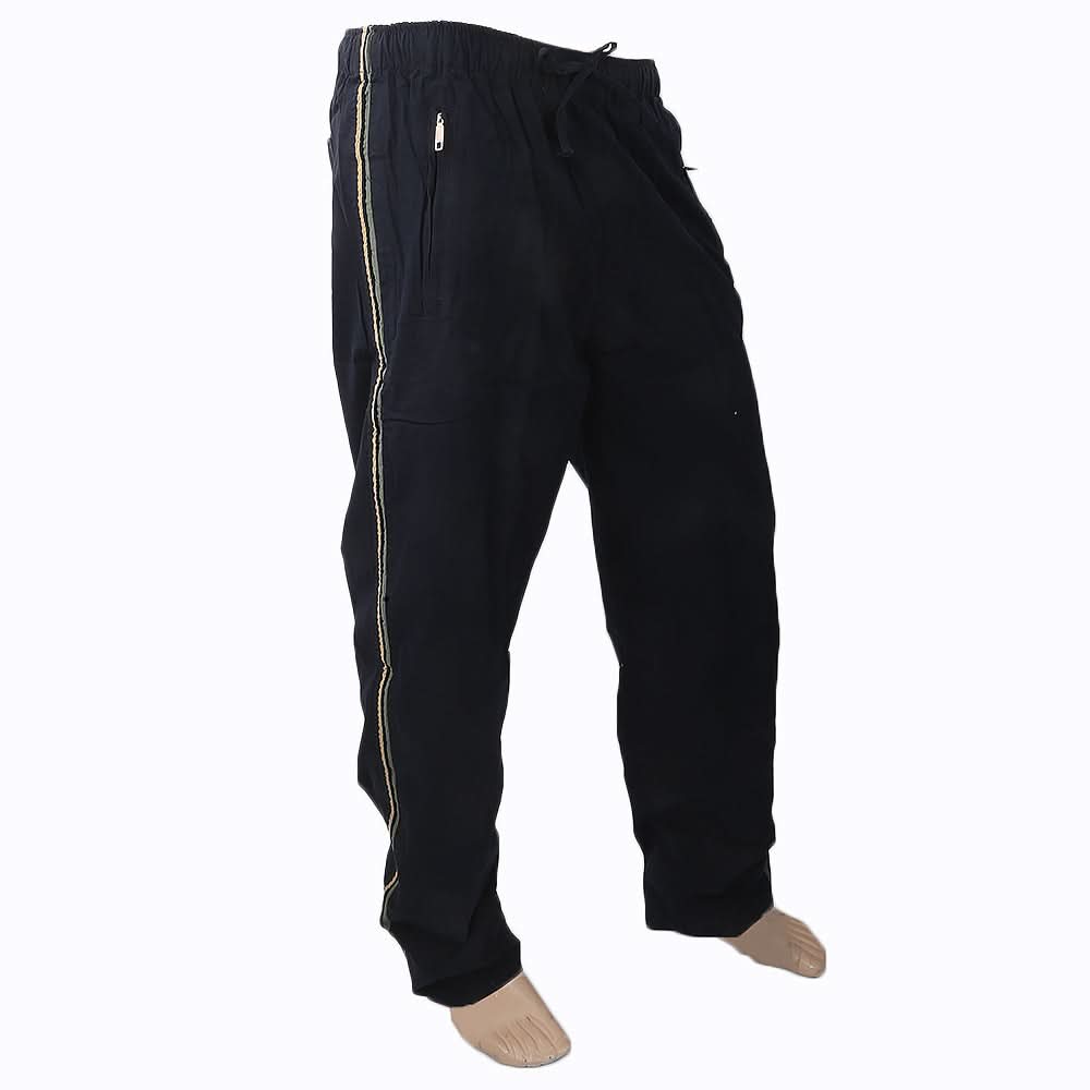 Men's Cotton Trouser - Navy Blue, Men, Lowers And Sweatpants, Chase Value, Chase Value