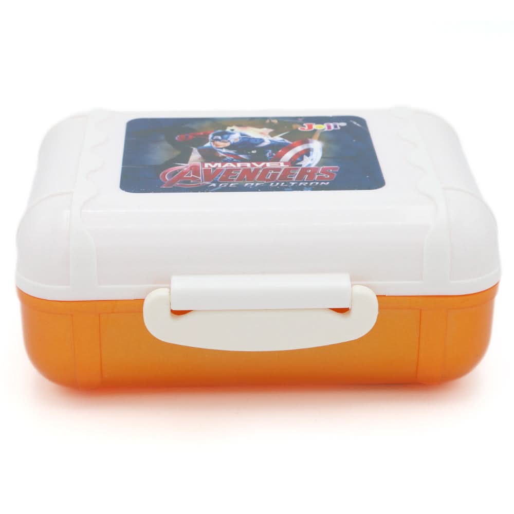 Lunch Box JZ-676 - Orange, Kids, Tiffin Boxes And Bottles, Chase Value, Chase Value