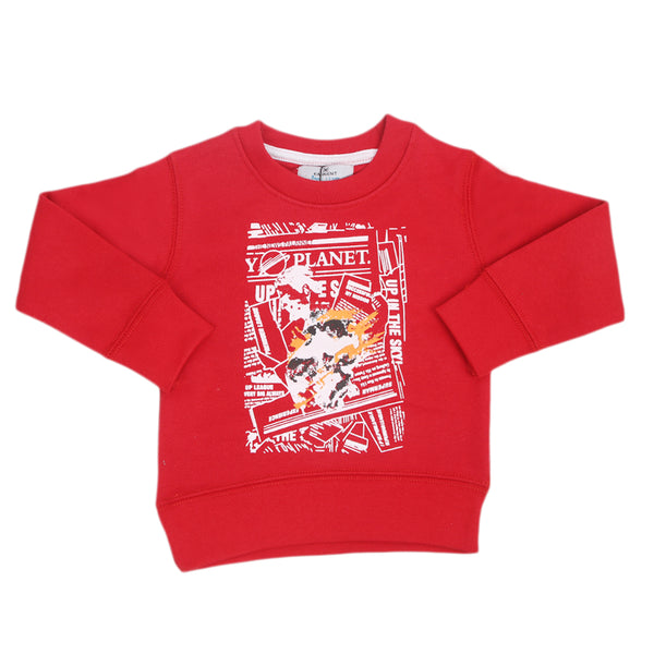 Boys Eminent Full Sleeves T-Shirt - Red, Kids, Boys T-Shirts, Eminent, Chase Value