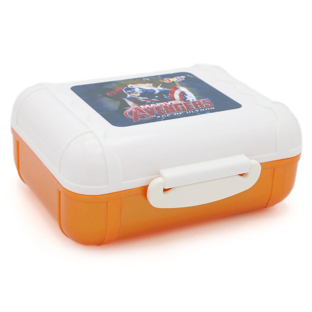 Lunch Box JZ-676 - Orange, Kids, Tiffin Boxes And Bottles, Chase Value, Chase Value