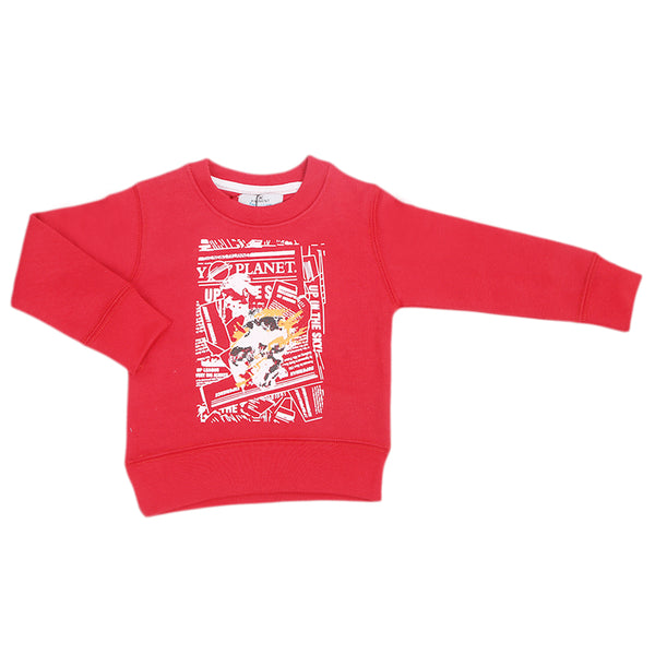 Boys Eminent Full Sleeves T-Shirt - Red, Kids, Boys T-Shirts, Eminent, Chase Value