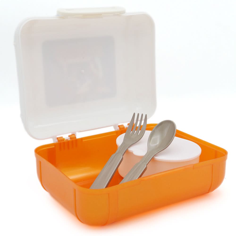 Lunch Box JZ-676 - Orange, Kids, Tiffin Boxes And Bottles, Chase Value, Chase Value
