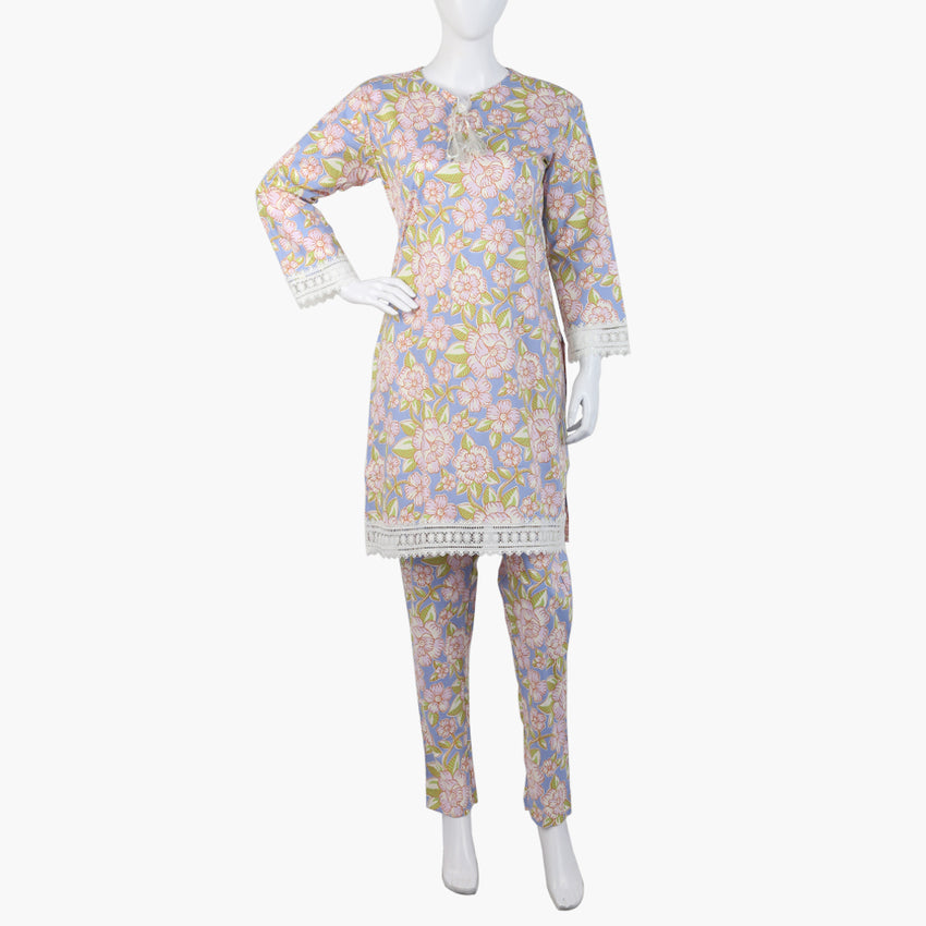 Women's Printed 2Pcs Suit - Multi, Women Shalwar Suits, Chase Value, Chase Value
