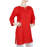 Women's Printed Kurti - Red - A, Women, Ready Kurtis, Chase Value, Chase Value