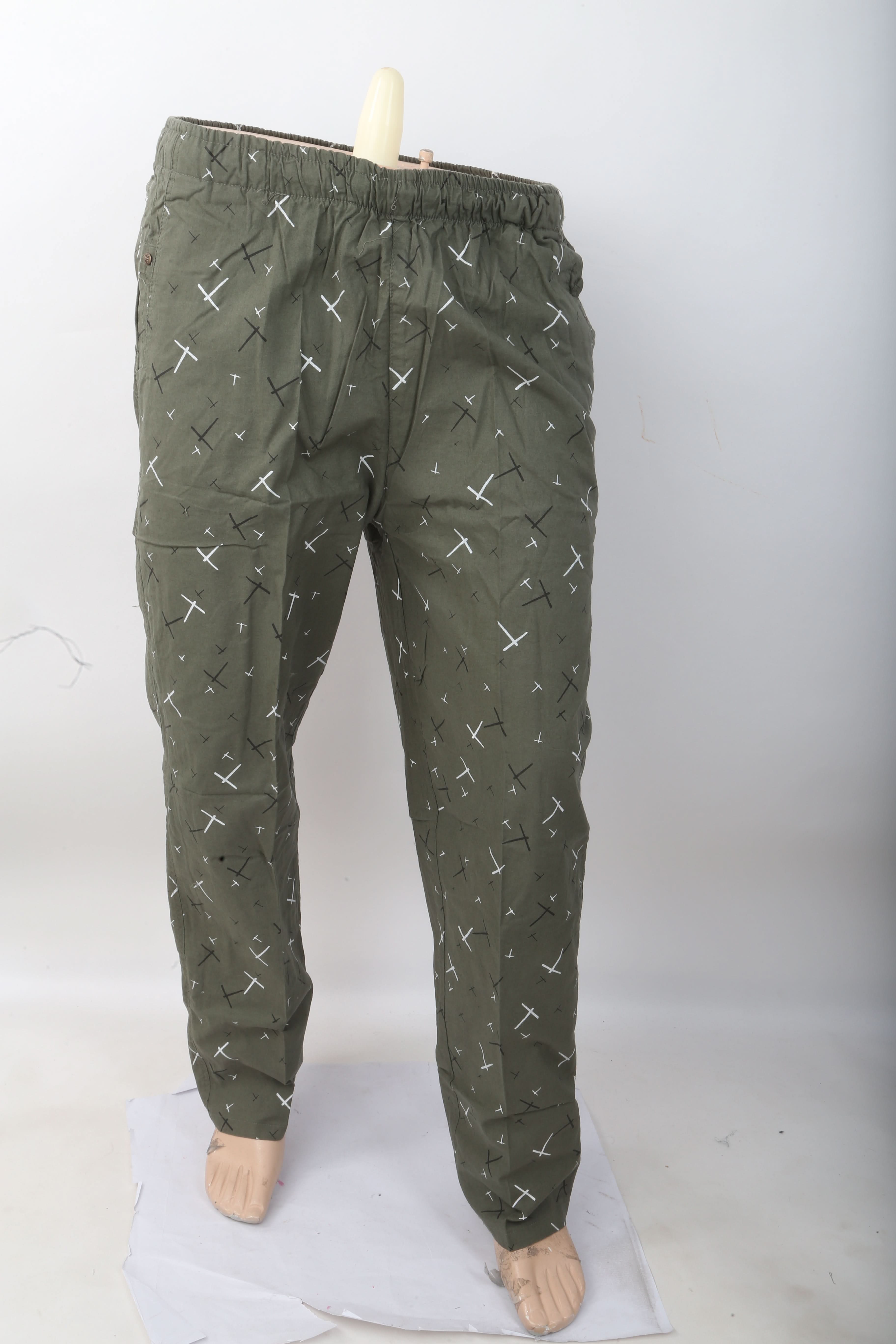 Men's Printed Trouser - Green, Men, Lowers And Sweatpants, Chase Value, Chase Value