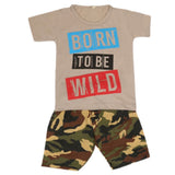 Boys Half Sleeves Suit - Grey, Kids, Boys Sets And Suits, Chase Value, Chase Value