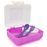 Lunch Box JZ-676 - Purple, Kids, Tiffin Boxes And Bottles, Chase Value, Chase Value