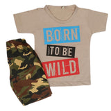 Boys Half Sleeves Suit - Grey, Kids, Boys Sets And Suits, Chase Value, Chase Value
