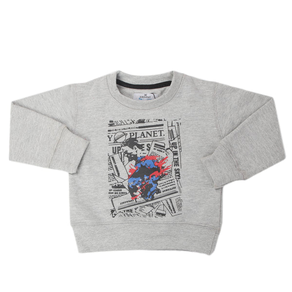 Boys Eminent Full Sleeves T-Shirt - Grey, Kids, Boys T-Shirts, Eminent, Chase Value