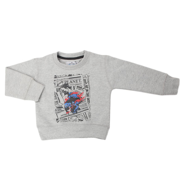 Boys Eminent Full Sleeves T-Shirt - Grey, Kids, Boys T-Shirts, Eminent, Chase Value