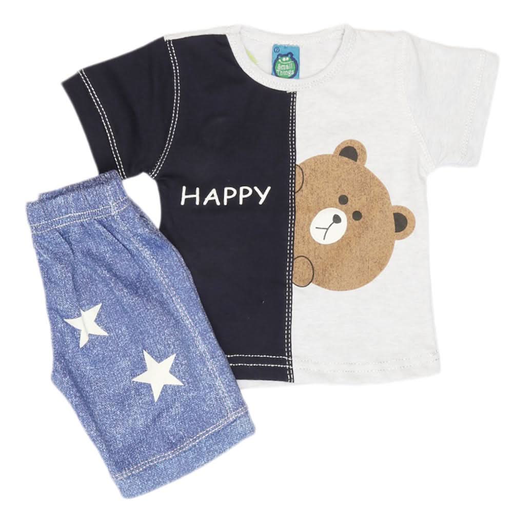 Newborn Boys Suit 2Pcs -Navy-Blue, Kids, NB Boys Sets And Suits, Chase Value, Chase Value