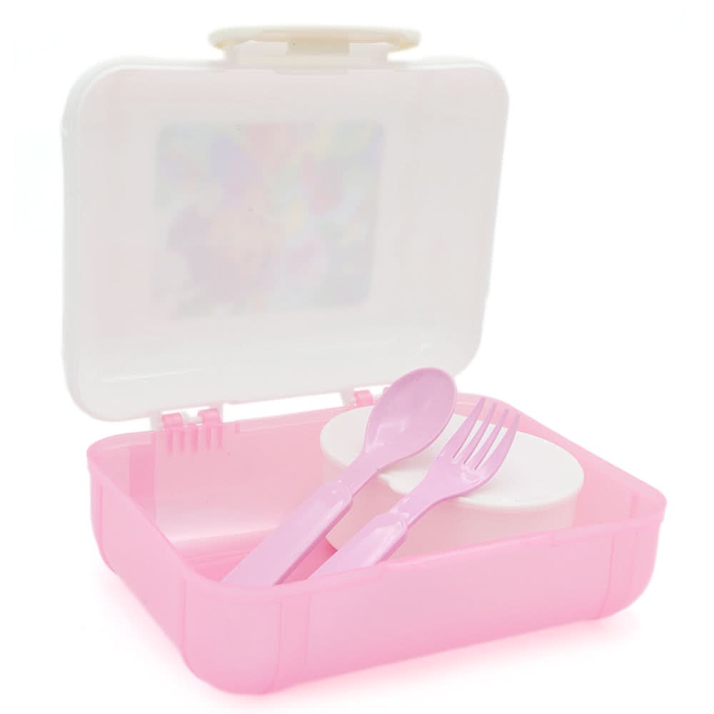 Lunch Box JZ-676 - Pink, Kids, Tiffin Boxes And Bottles, Chase Value, Chase Value