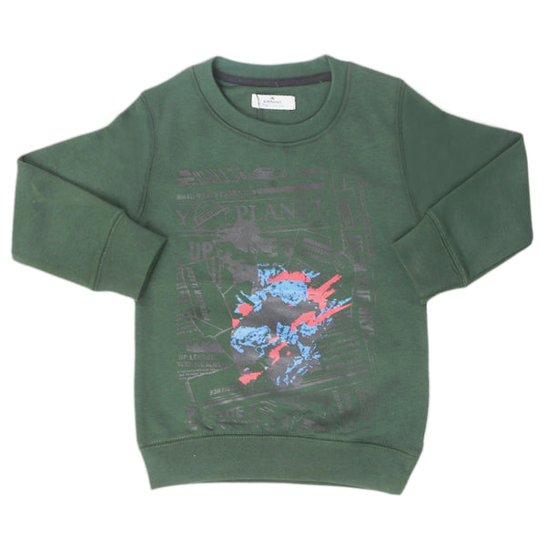 Boys Eminent Full Sleeves T-Shirt - Green, Kids, Boys T-Shirts, Eminent, Chase Value