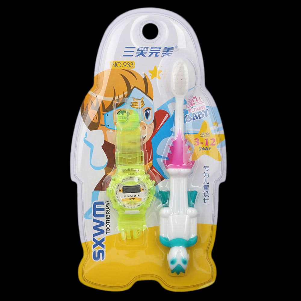Toothbrush for Kids - Green (933), Beauty & Personal Care, Oral Care, Chase Value, Chase Value