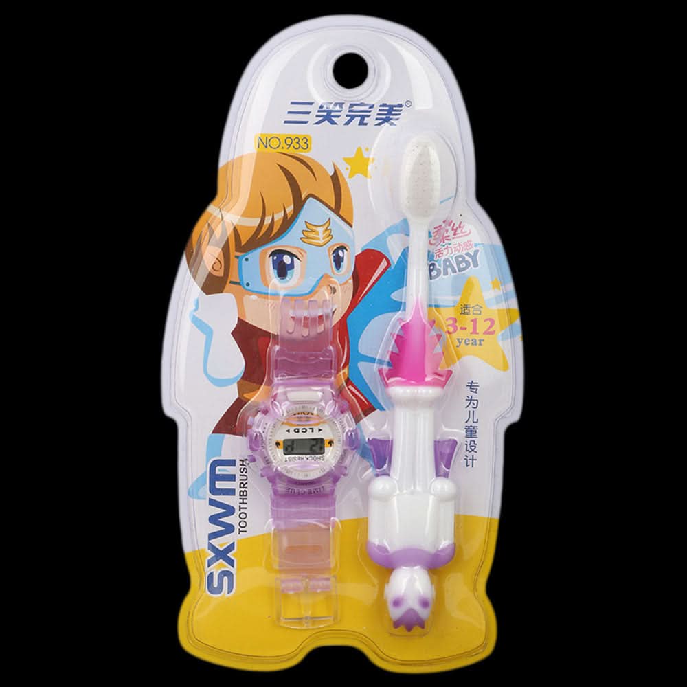 Toothbrush for Kids - Purple (933), Beauty & Personal Care, Oral Care, Chase Value, Chase Value