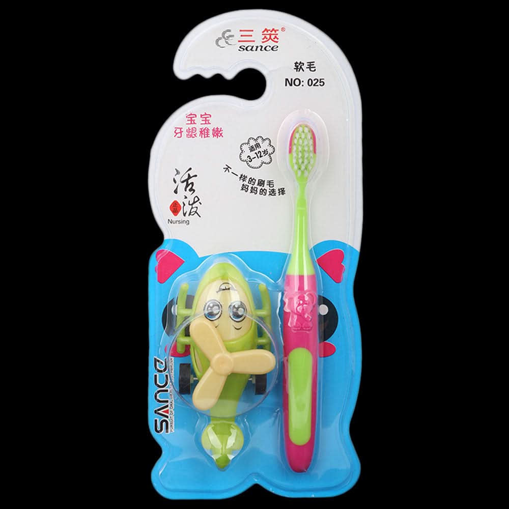 Toothbrush for Kids - Green (025), Beauty & Personal Care, Oral Care, Chase Value, Chase Value