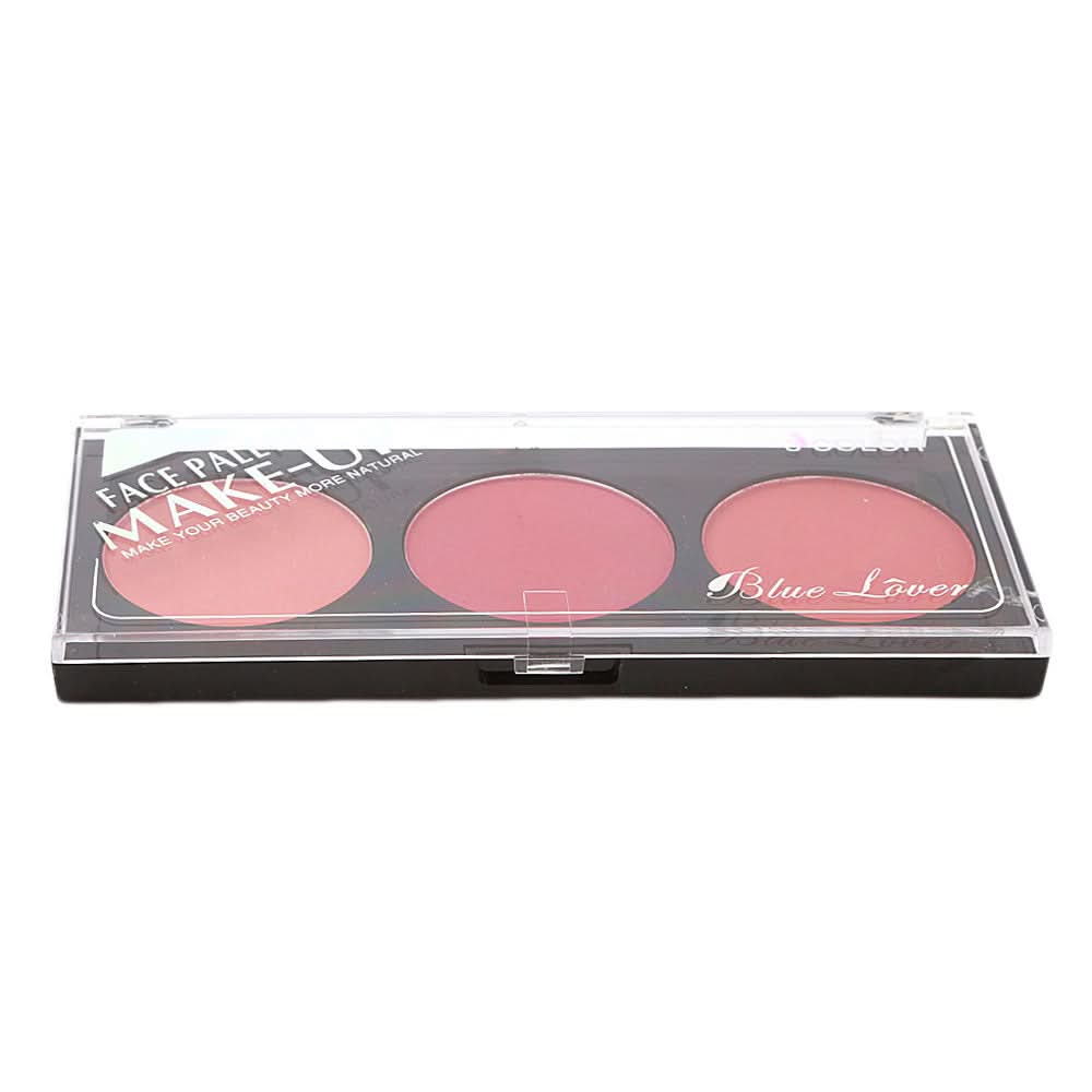 Blue Lover Makeup Pallette 3's, Beauty & Personal Care, Makeup Kits And Pallets, Chase Value, Chase Value