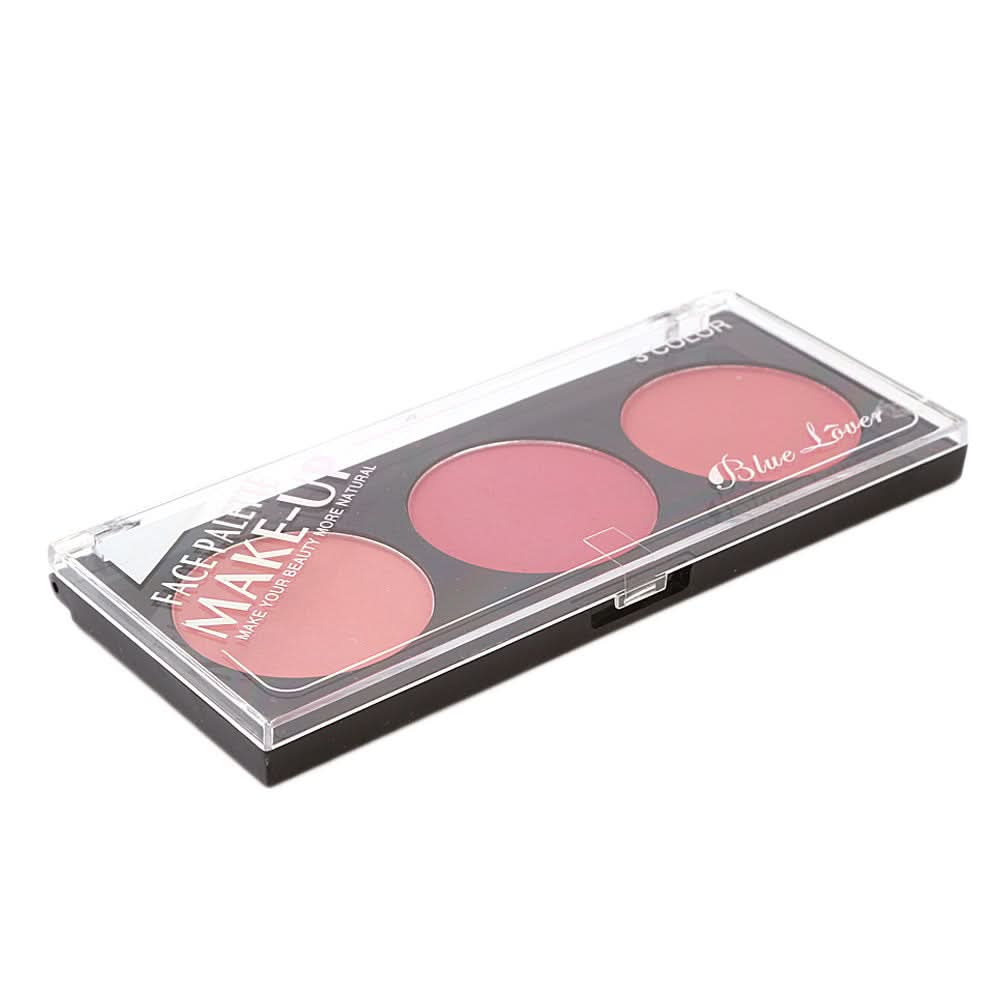 Blue Lover Makeup Pallette 3's, Beauty & Personal Care, Makeup Kits And Pallets, Chase Value, Chase Value