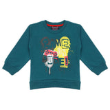 Boys Sweat Shirt - Steel Green, Boys Hoodies & Sweat Shirts, Chase Value, Chase Value