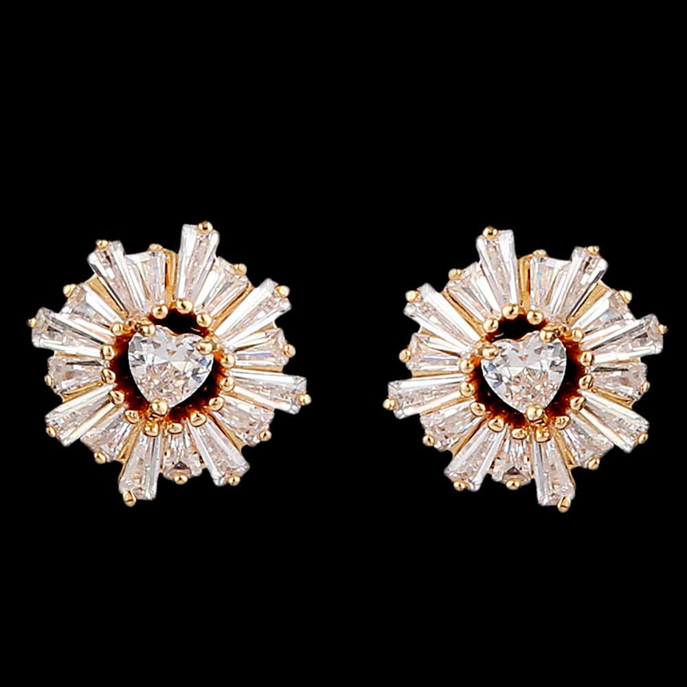 Women's Ear Tops - Golden, Women, Earrings & Tops, Chase Value, Chase Value