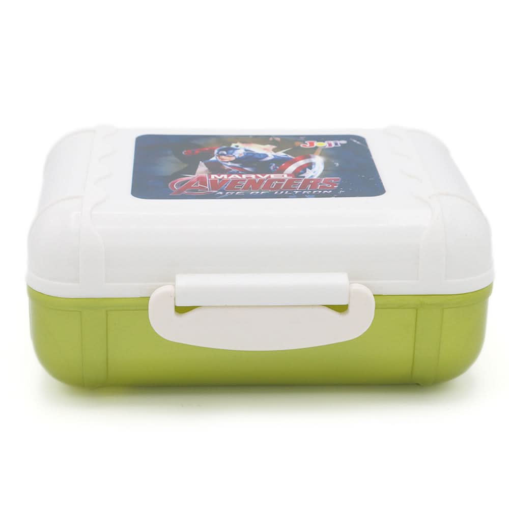 Lunch Box JZ-676 - Green, Kids, Tiffin Boxes And Bottles, Chase Value, Chase Value
