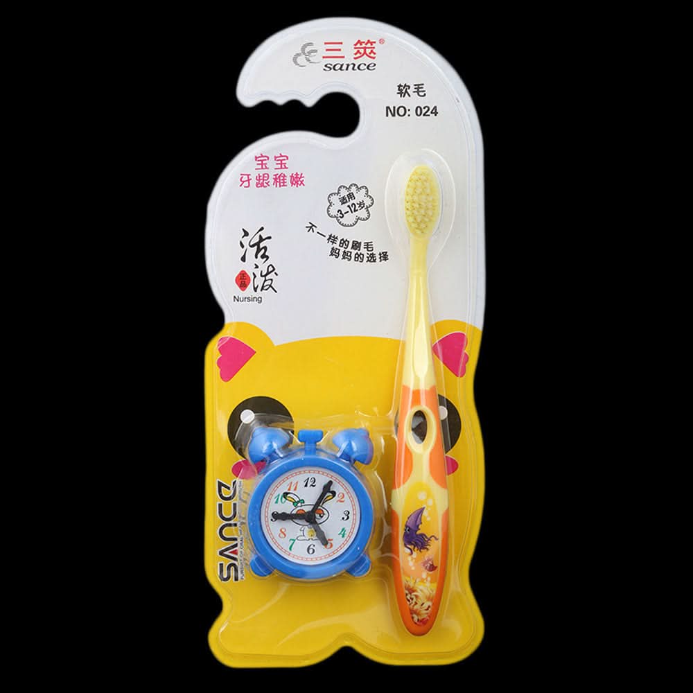 Toothbrush for Kids - Orange (024), Beauty & Personal Care, Oral Care, Chase Value, Chase Value